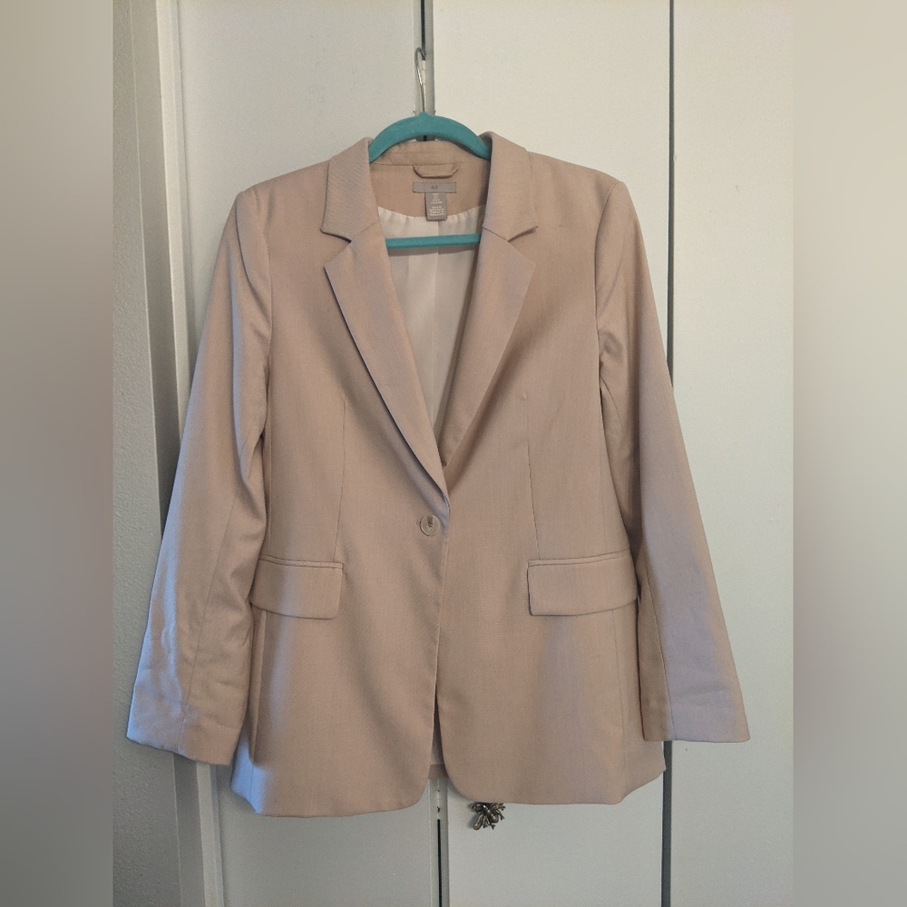 Blush pink H&M Blazer